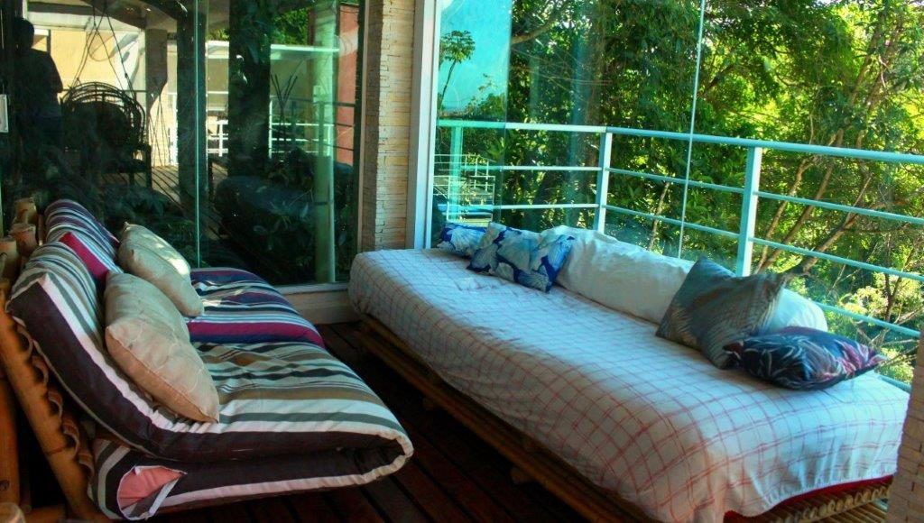 Bangalôs da Pousada Refúgio do Éden no Guarujá, litoral de São Paulo (Divulgação / La Viagem)