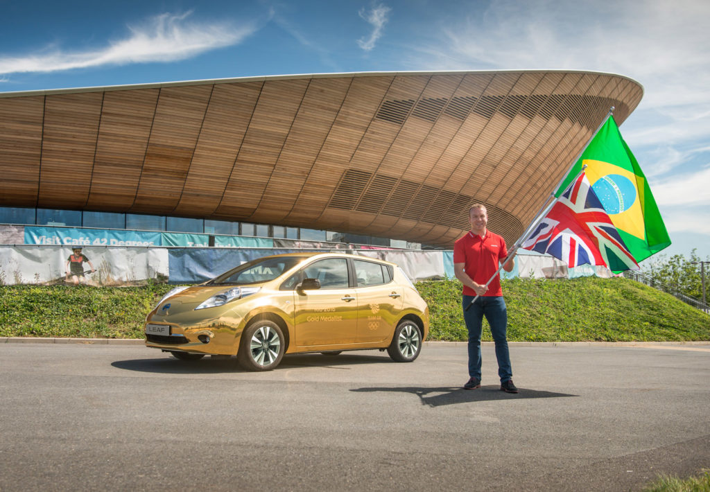 Nissan Leaf, o carro elétrico das Olimípadas (Divulgação / Nissan)