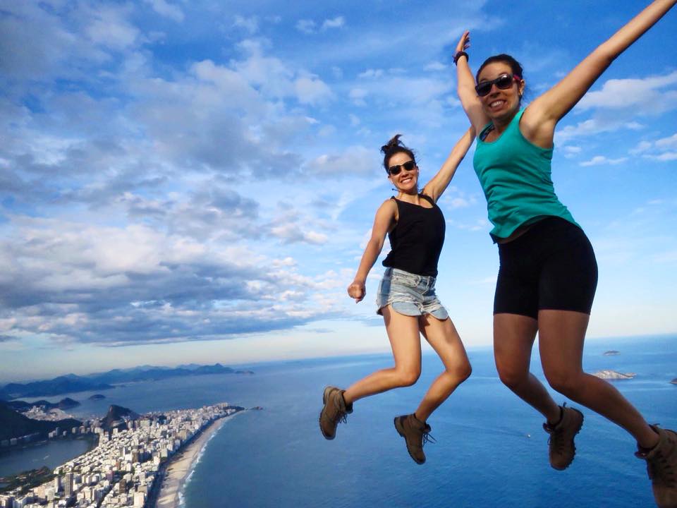 Tarini Ferreti e Thaís Rirsch no Rio de Janeiro (Foto: Tarini Ferreti)