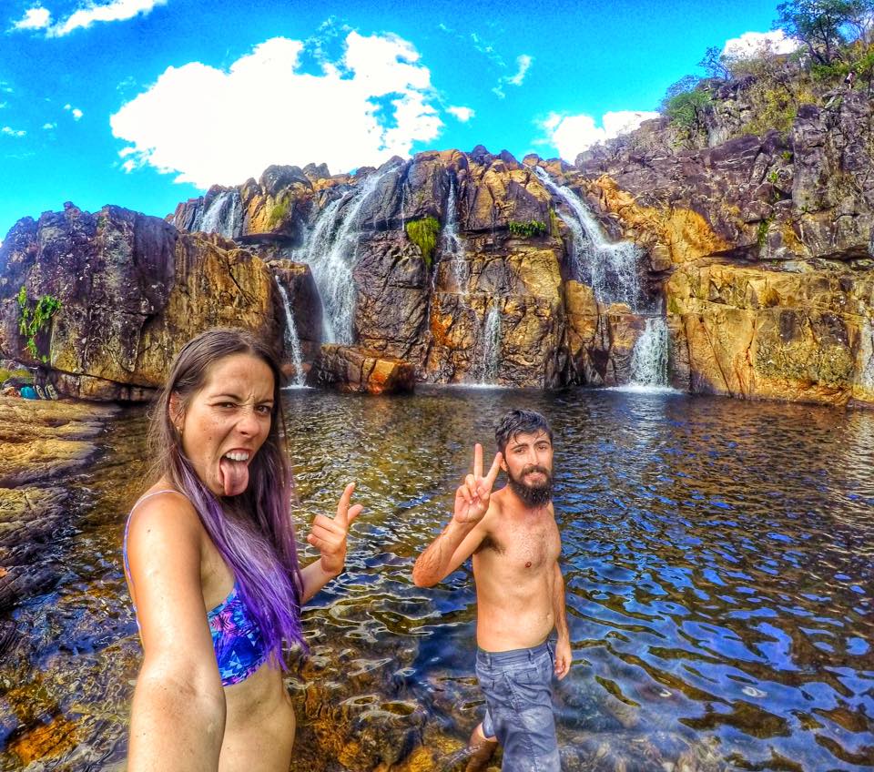 Tarini Ferreti e Danius Maciel seu atual parceiro de viagens (Foto: Tarini Ferreti)