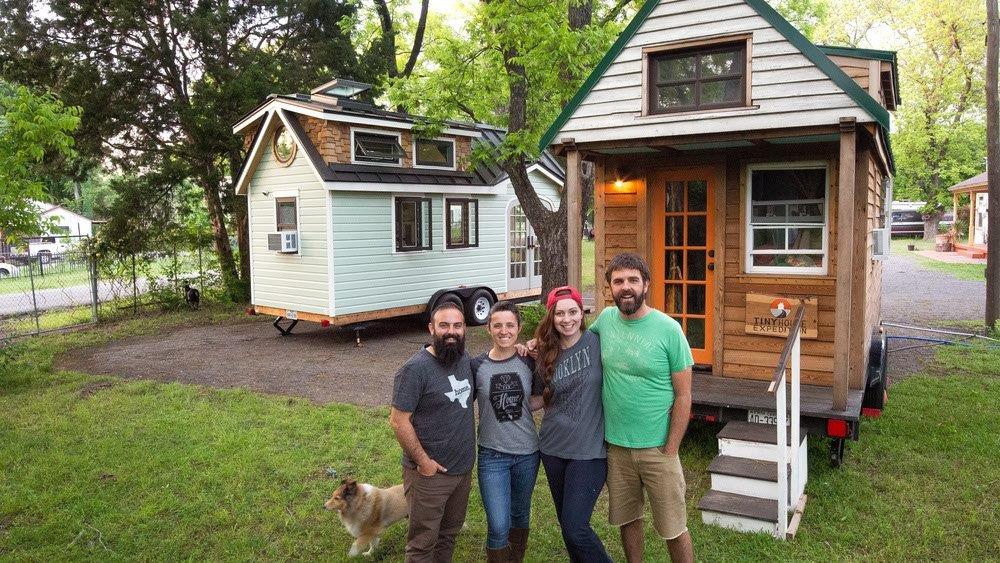 Alexis Stephens e Christian Parsons idealizaram tiny house e percorrem os EUA em busca de histórias semelhantes (Divulgação: Tiny House Expedition)