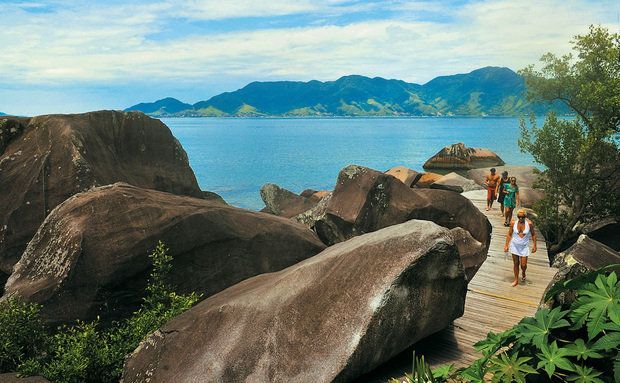 A pedra da praia do Sino no Norte de Ilhabela. (Foto: Viaje Aqui)