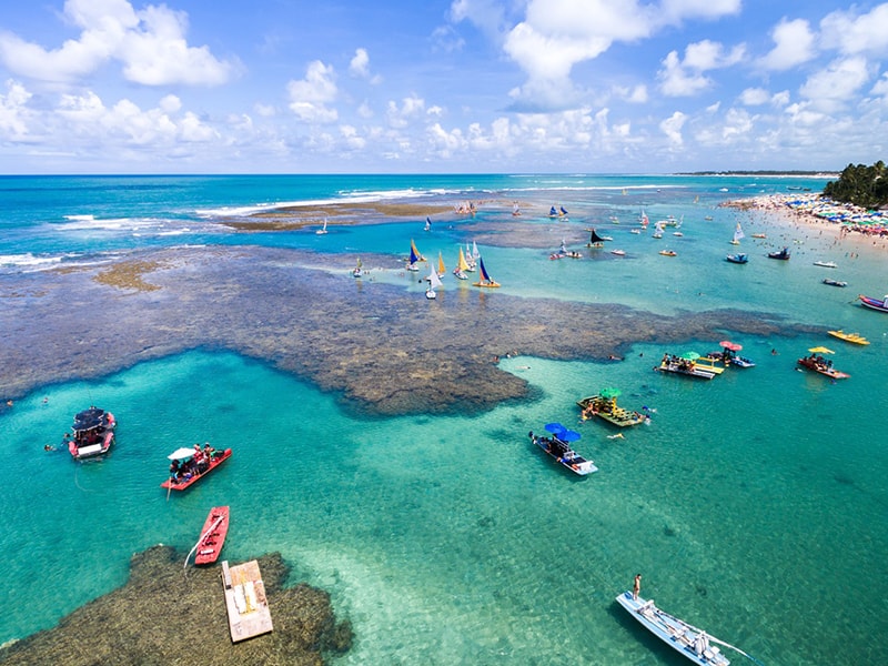 Porto de Galinhas, em Pernambuco. Um ótimo ponto turísticos para ser visitado em baixa temporada (Divulgação / Internet)