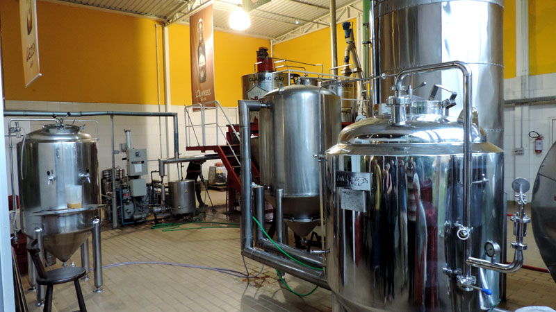 A fábrica da cerveja Friz é aberta a visitação guiada. (Divulgação: Esse mundo é nosso)