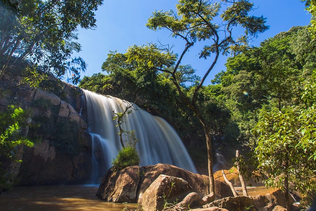 Cachoeira dos Machados, em Bueno Brandão, Minas Gerais. (Reprodução: Internet)