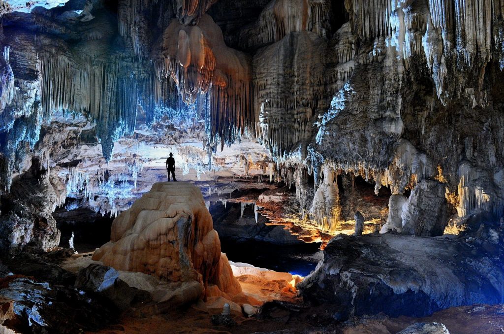Estima-se que o parque Terra Ronca tenha em torno de 300 grutas e cavernas. (Divlgação/Internet)