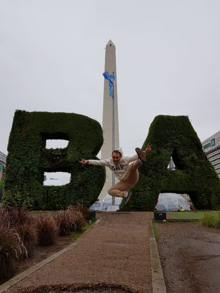 Obelisco em Buenos Aires, Argentina.